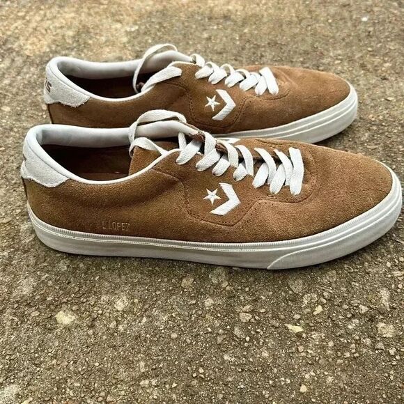 Converse Cons Louie Lopez Pro Low / Chestnut Brown Men’s Sz 8 - Picture 1 of 11